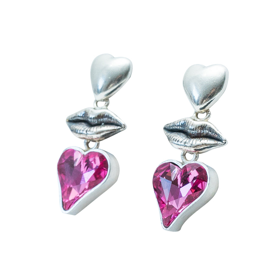 Aretes Rosa Coqueta