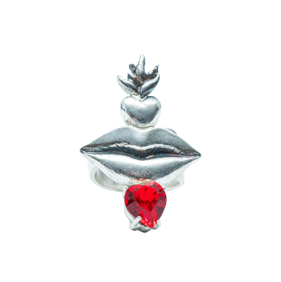 Anillo Labios Rojos