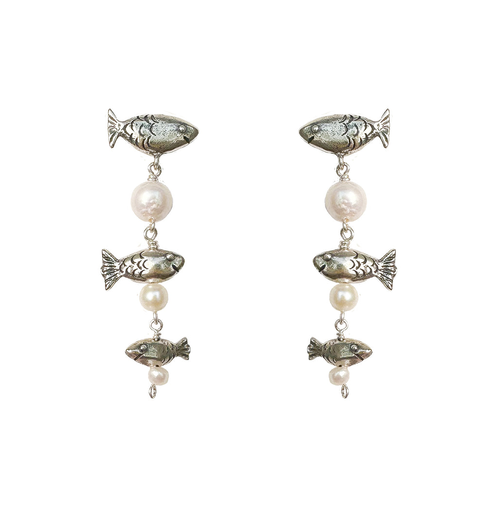 Aretes Trío de peces