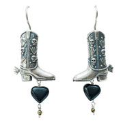 Aretes Botas Negras