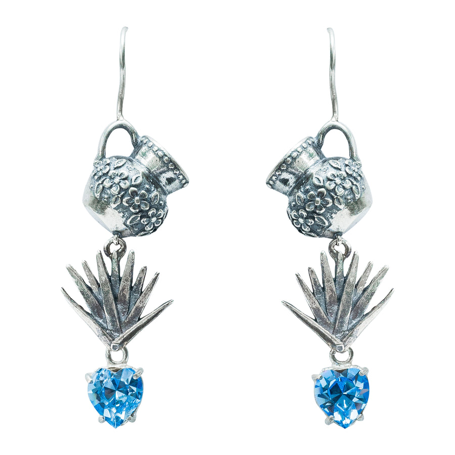 Aretes Jarrito Celeste