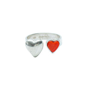 Anillo Corazón de Coral