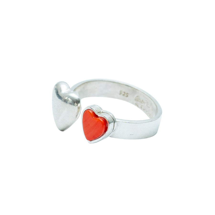 Anillo Corazón de Coral