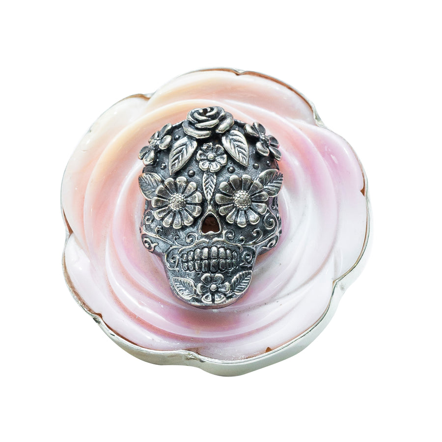 Anillo Rosa Calavera