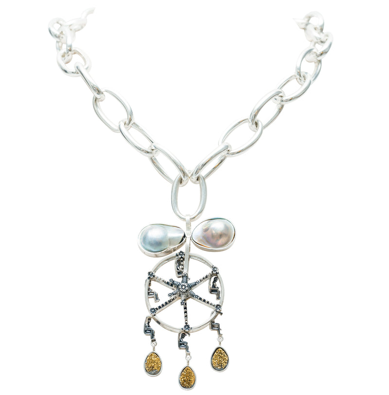Collar Rueda de la Fortuna Bajo las Estrellas