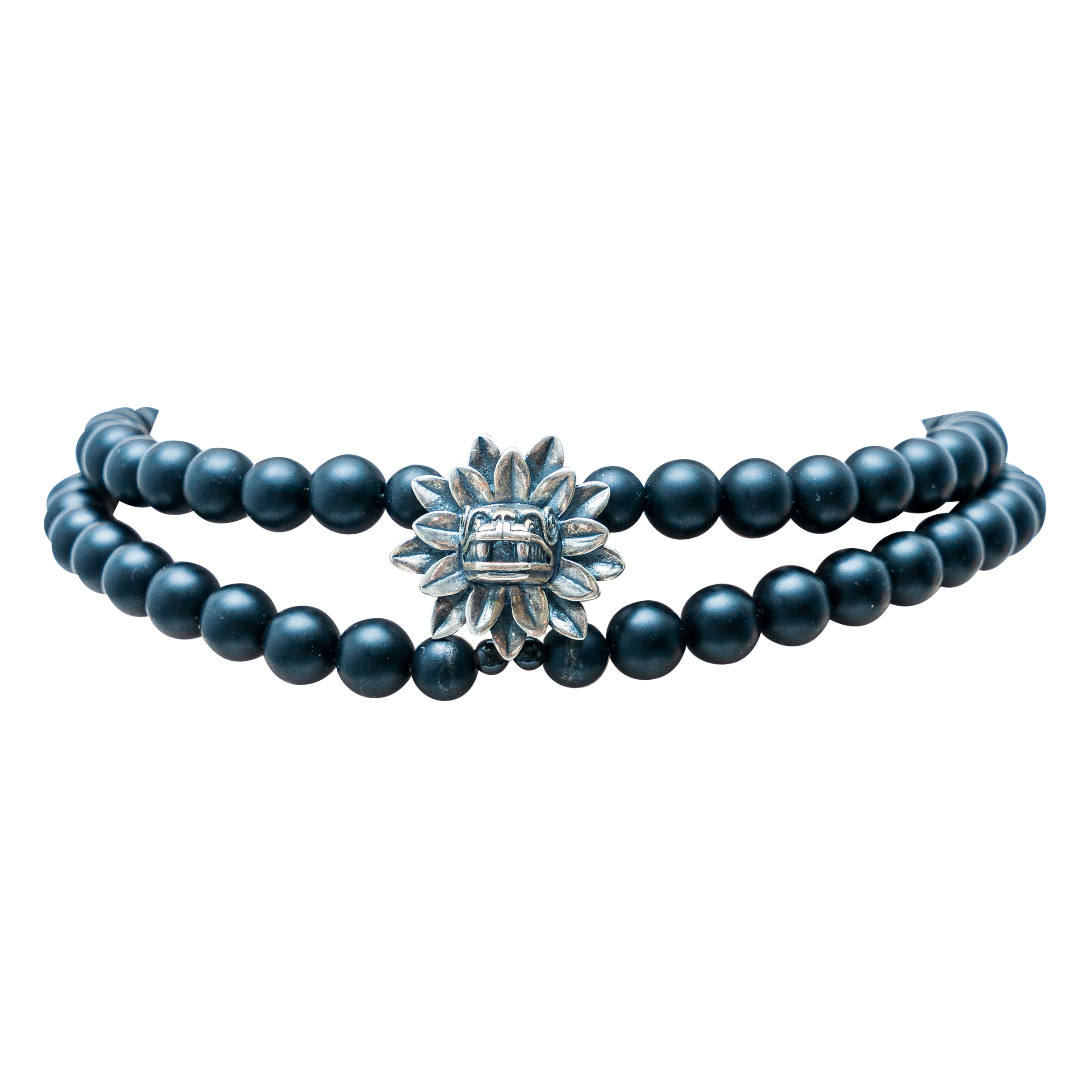 Choker Quetzalcóatl Obsidiana