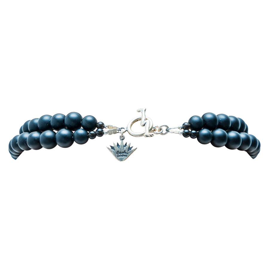 Choker Quetzalcóatl Obsidiana