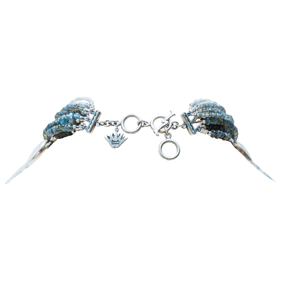 Collar Metztli Plateado