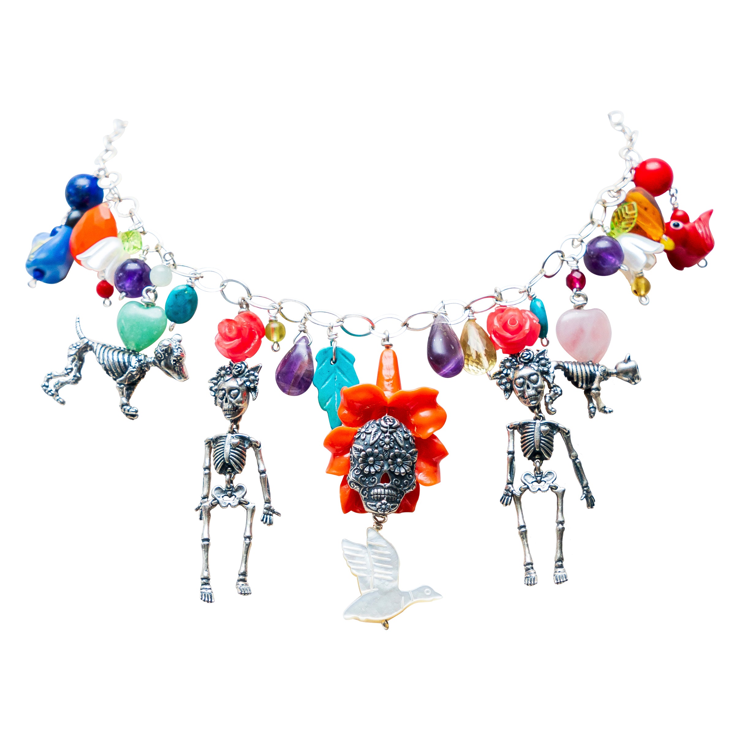 Collar Celebración de Día de Muertos