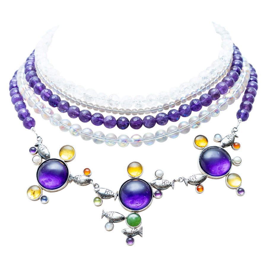 Collar Mar Púrpura