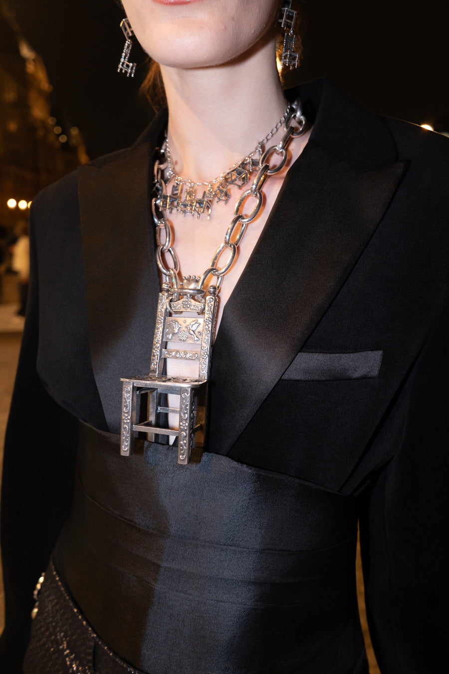 Gargantilla Comida en Familia