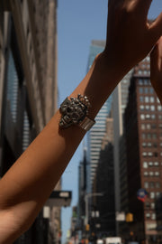 Brazalete Calavera Reina Jazmín