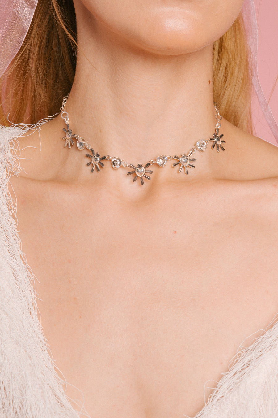 Collar Luces de Corazón