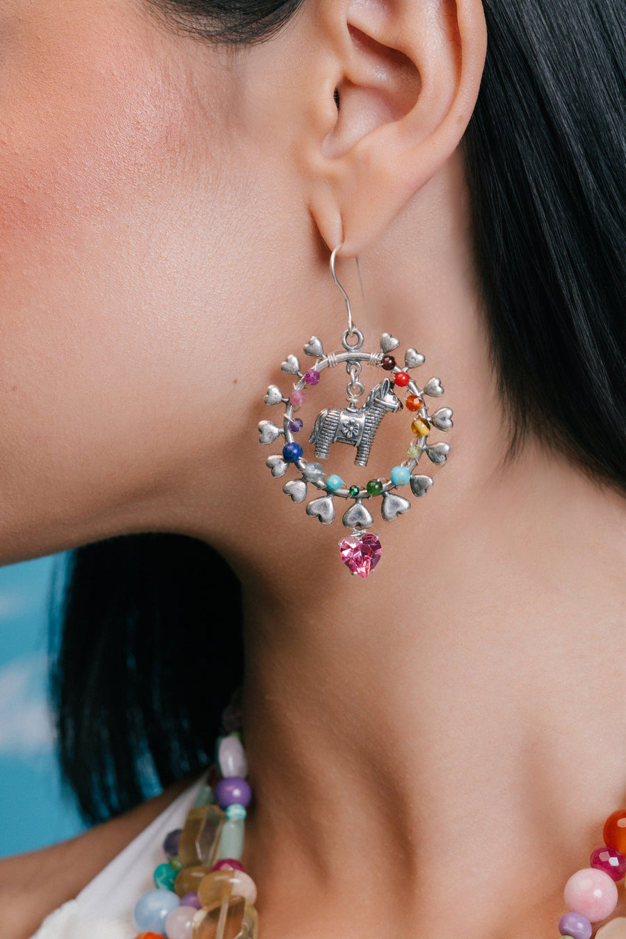 Aretes Ronda de Colores