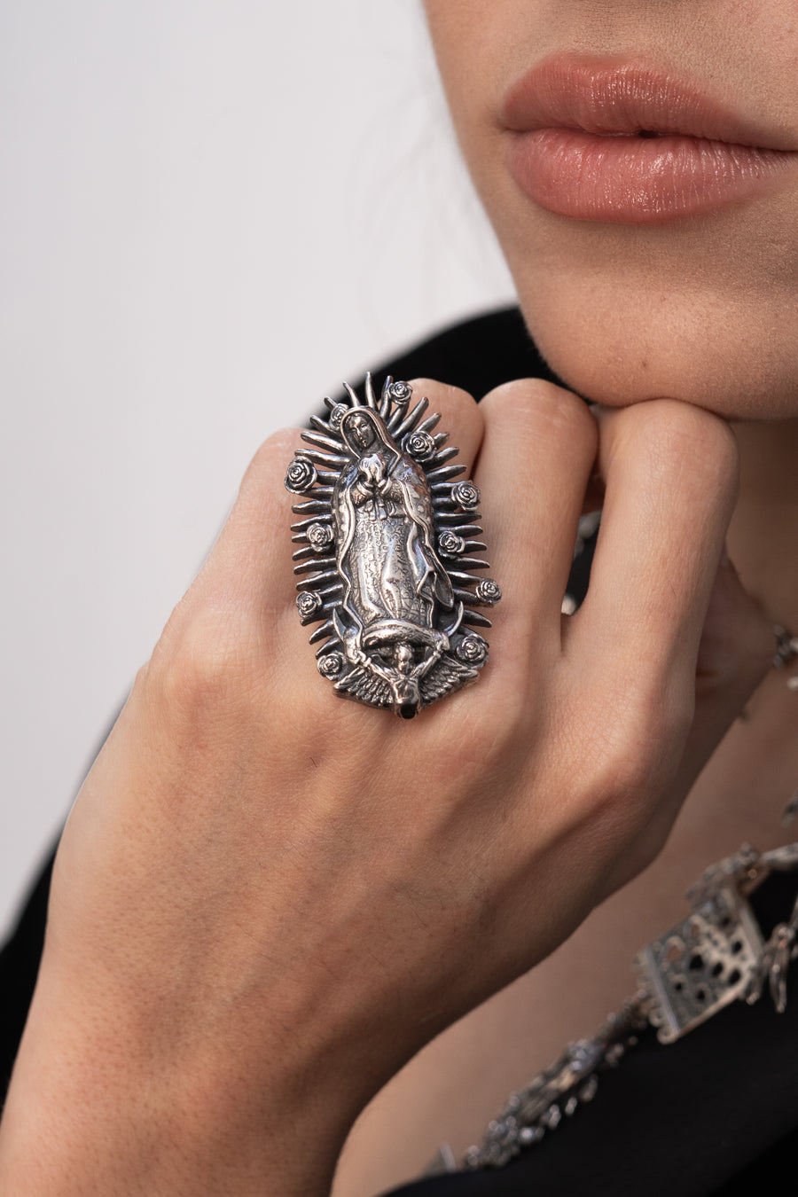 Anillo Virgen de Guadalupe Grande