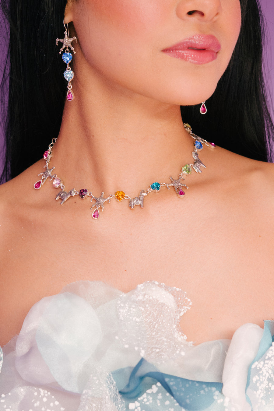 Collar Piñatas Brillantes