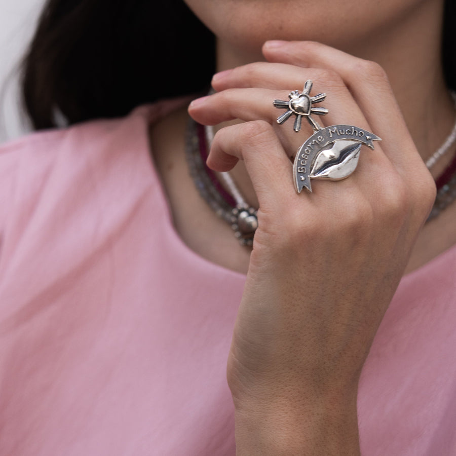 Anillo Bésame Mucho Corazón