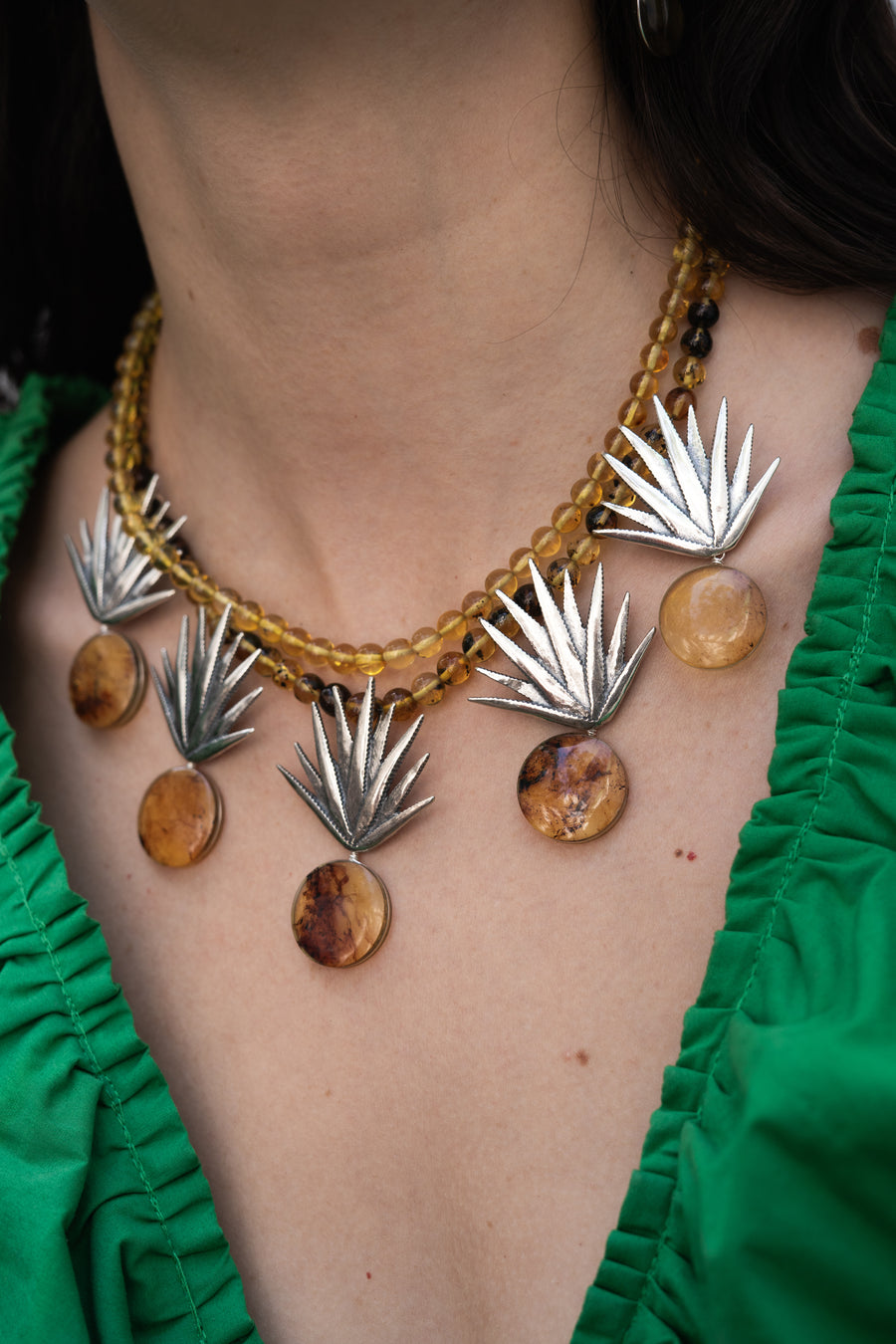 Collar Agave Dorado