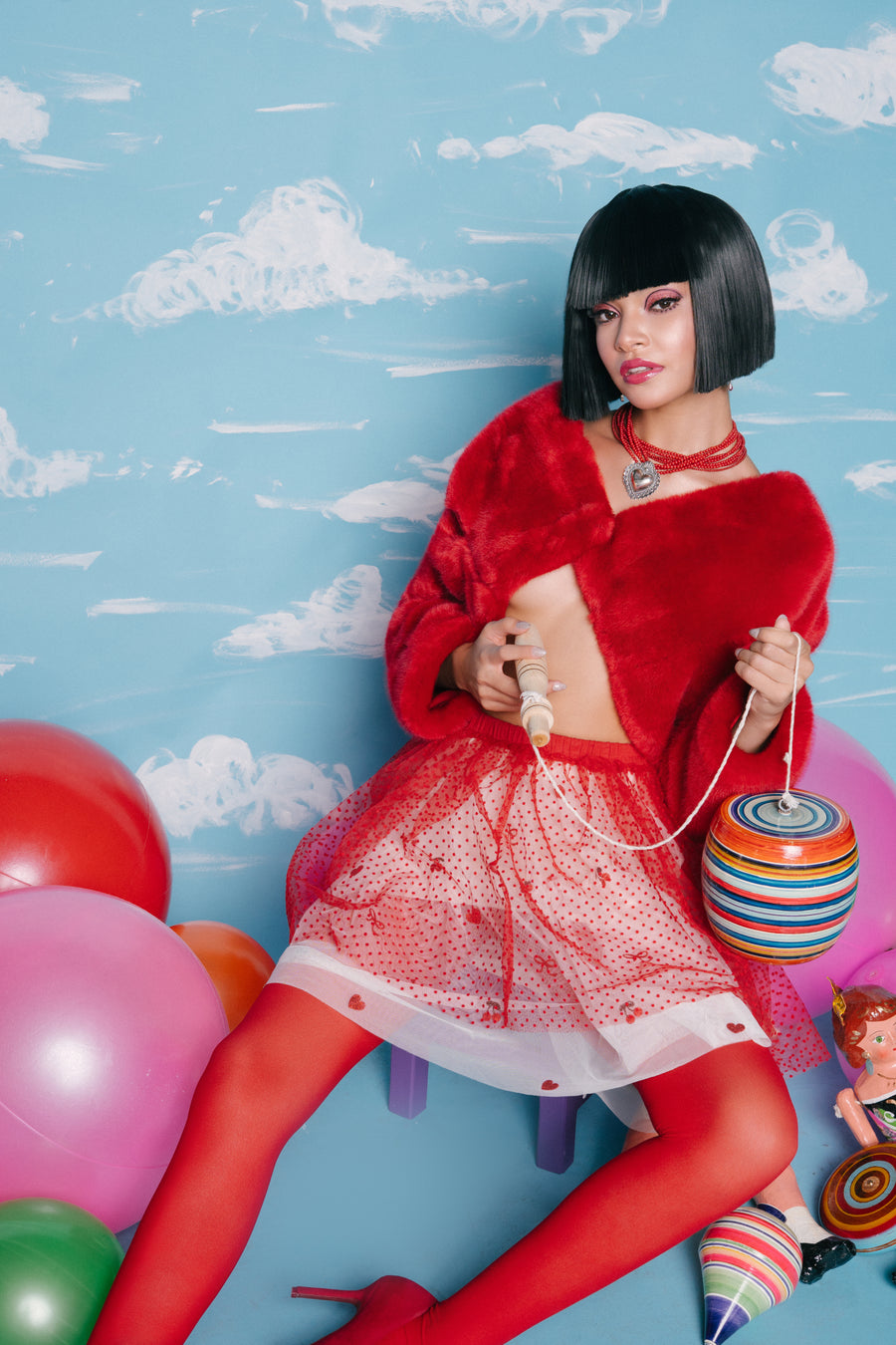 Collar Corazón de Coral