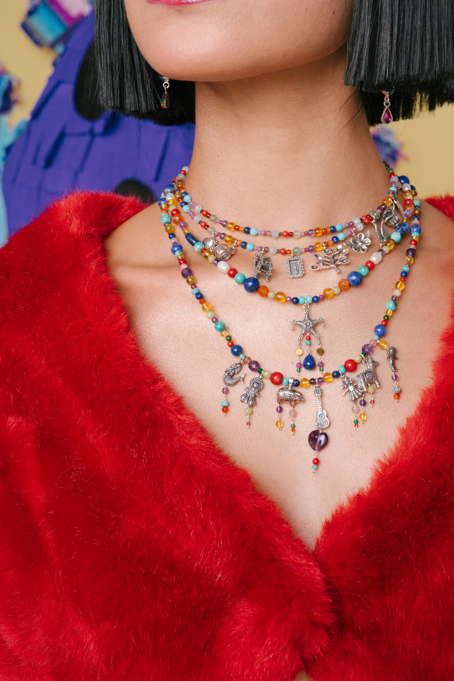 Collar Juguetes de colores