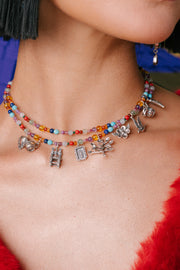 Choker Amo la Vida de Paseo Multicolor