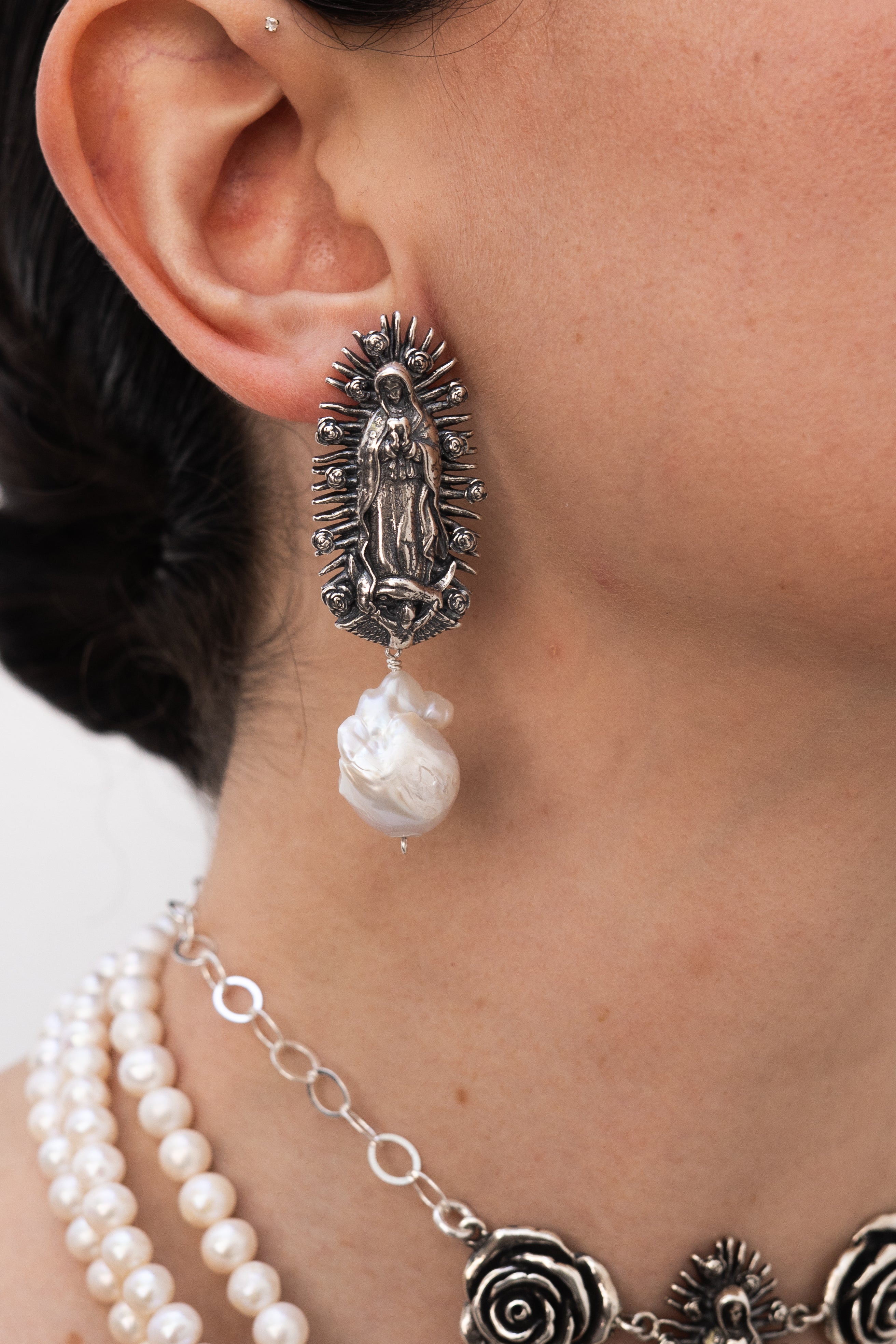 Aretes Bendición Aperlada