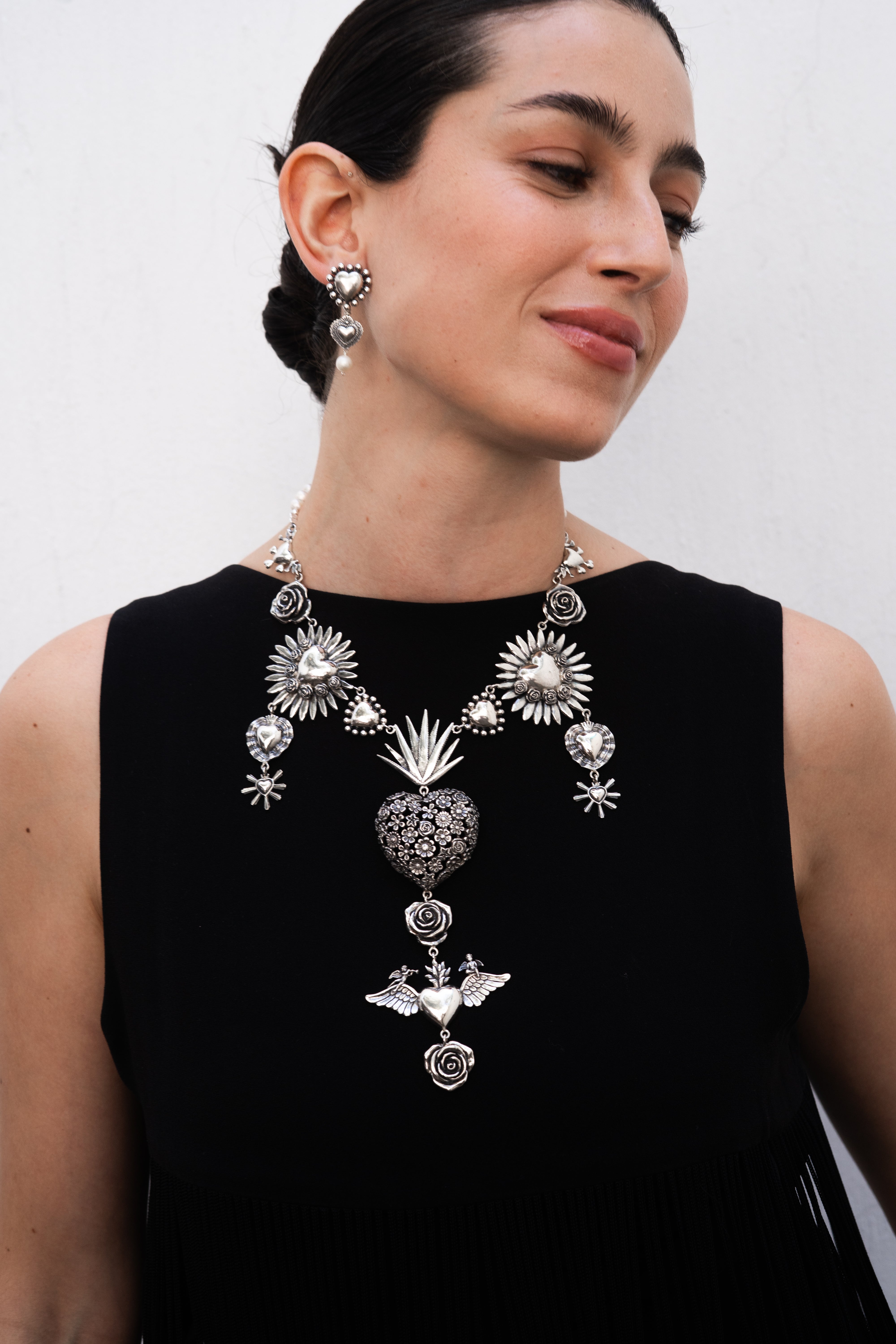 Aretes Llena de Amor con Perla