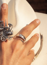 Anillo Penca Espiral