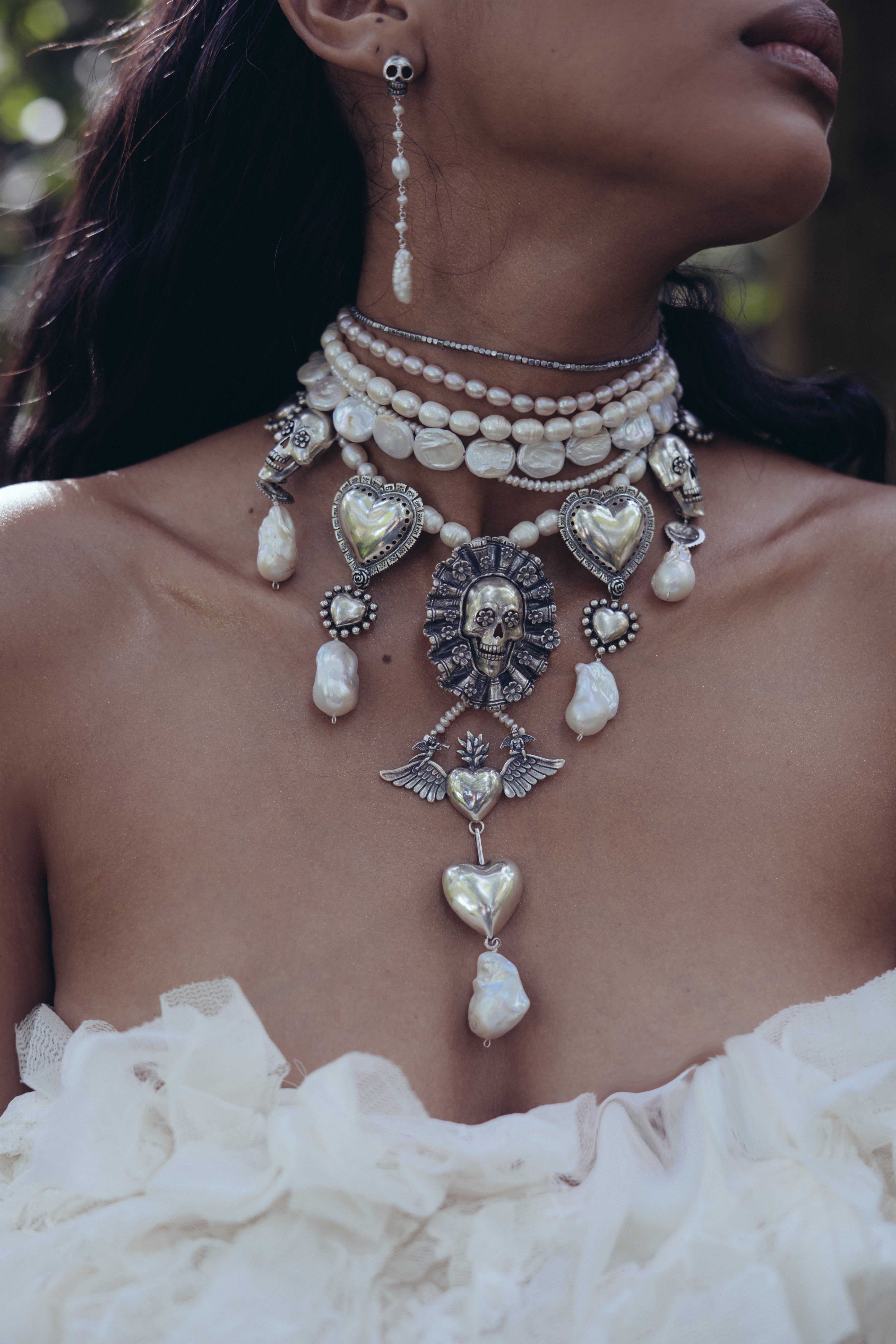 Choker Exvoto de Perlas