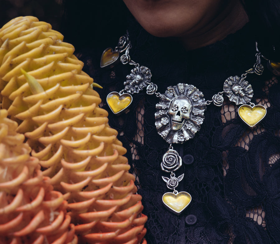 Collar Corazón Tehuana