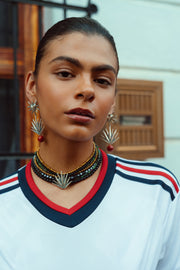 Collar Ojitos Negros
