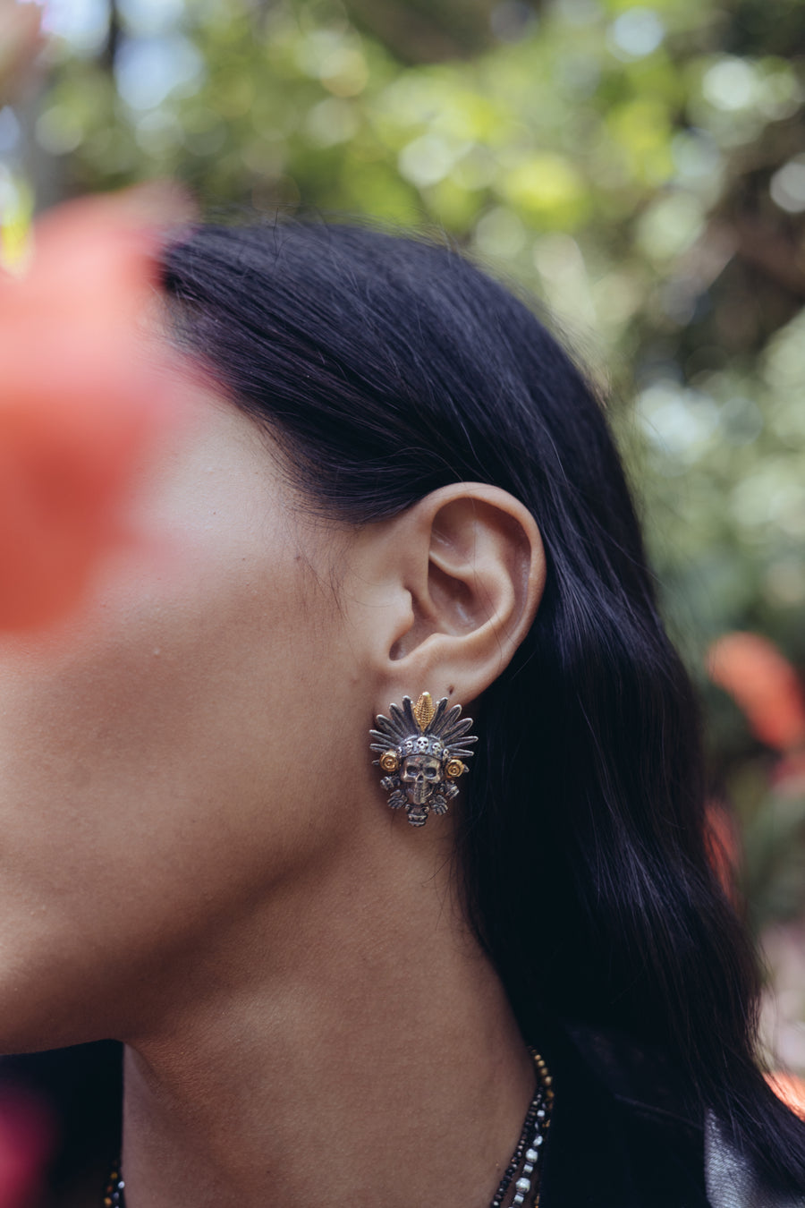Aretes Tlaltecuhtli