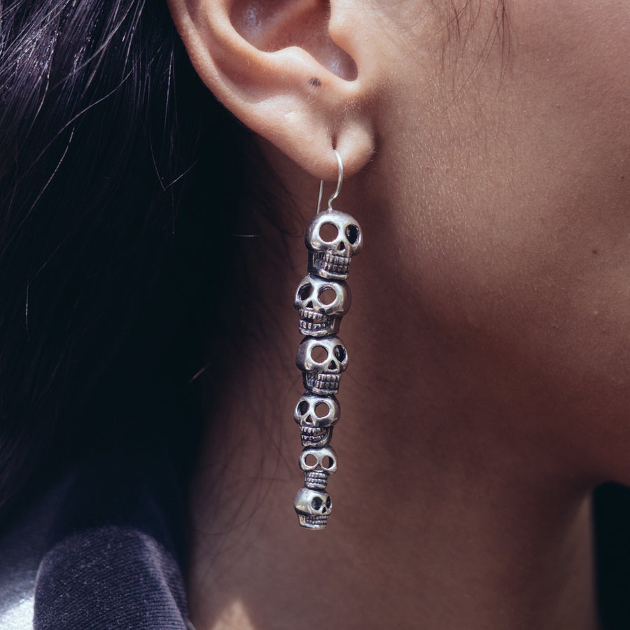 Aretes Cráneos de Luna