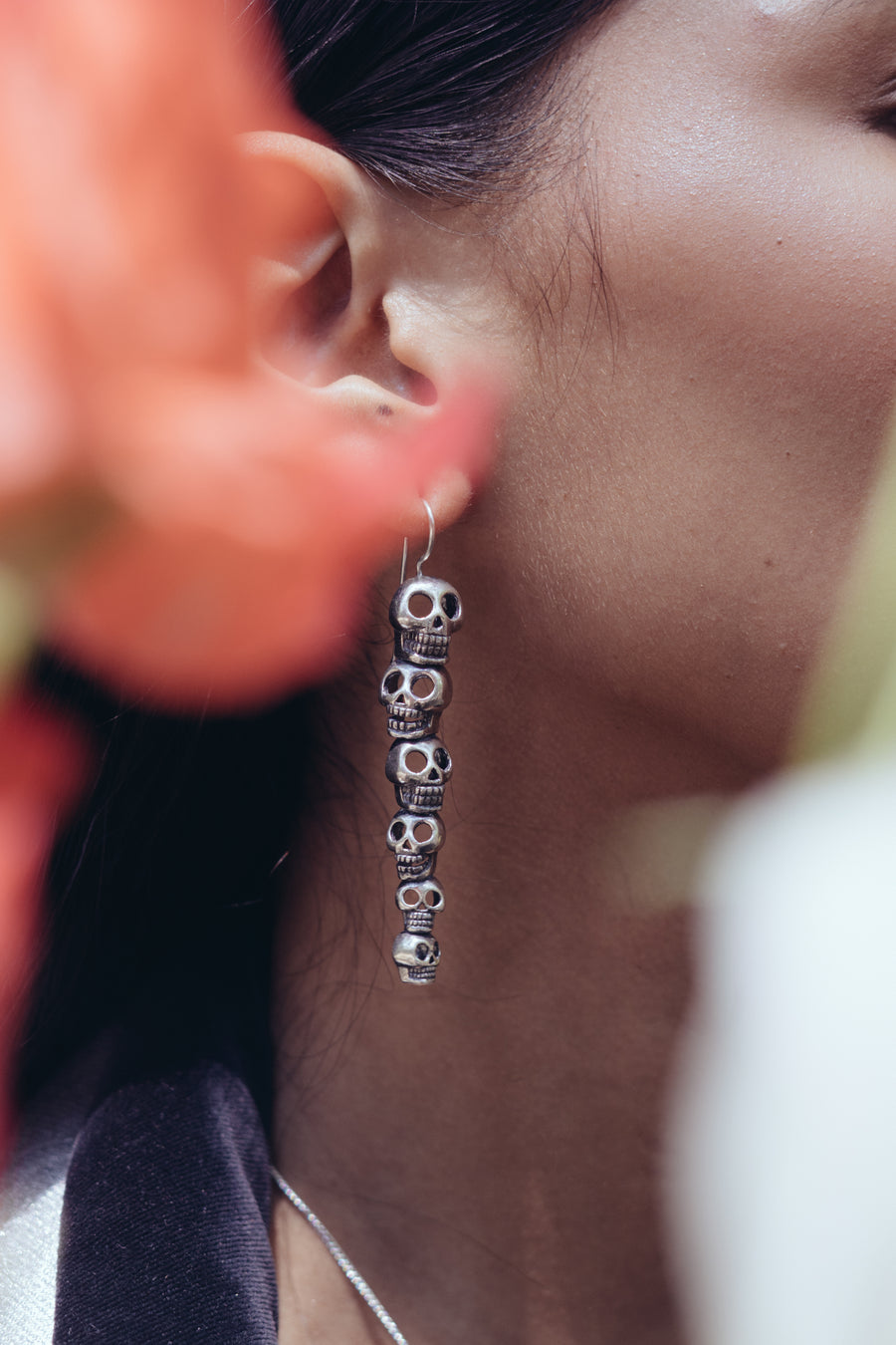 Aretes Cráneos de Luna