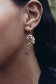 Aretes Quetzalcóatl Dorado