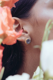 Aretes Cempasúchil Dorado