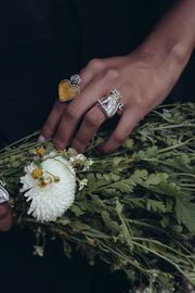 Anillo Guerrero Jaguar Dorado