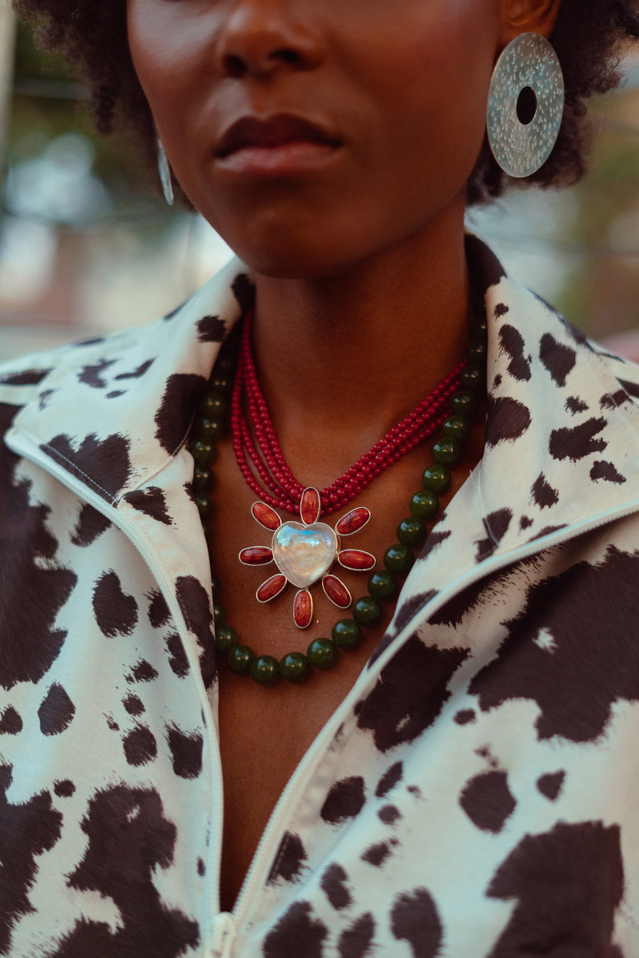 Collar Corazón Fuerte Resplandor