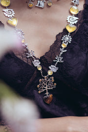 Collar Árbol de la Vida en Ámbar