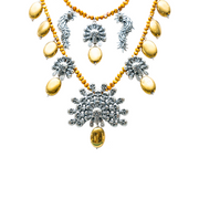 Collar Granos Dorados