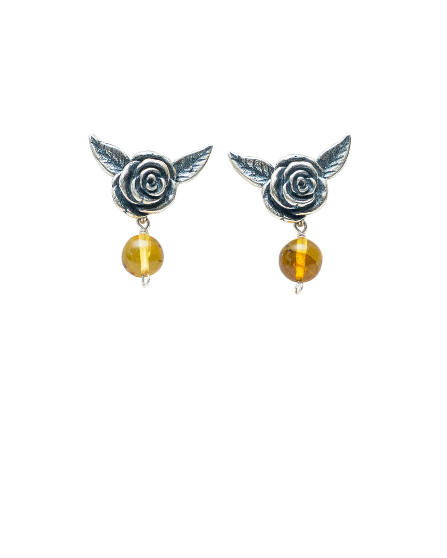 Aretes Flor Miel