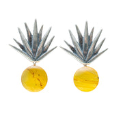 Aretes Agave Dorado