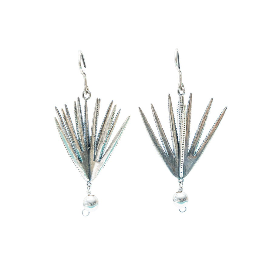 Aretes Agave Plata