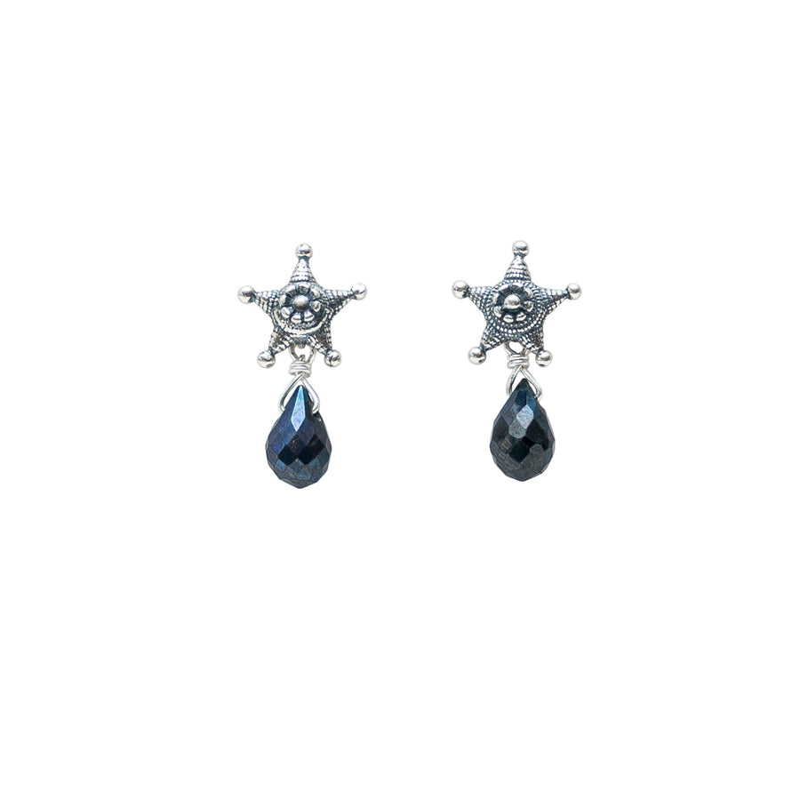 Aretes Pequeña Piñata Hematita