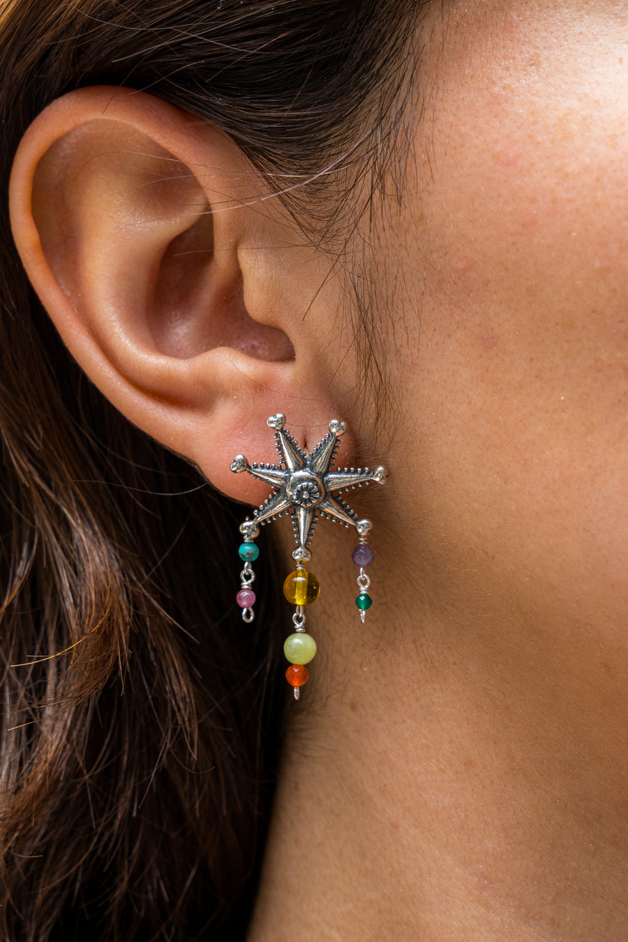 Aretes Mucha Fiesta Colorida