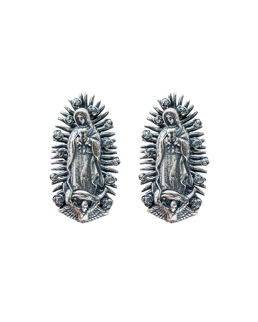 Aretes Virgen de Guadalupe Mediana
