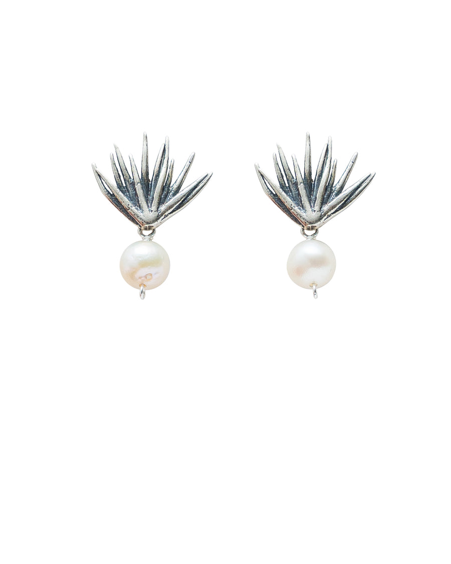 Aretes Agave Blanco