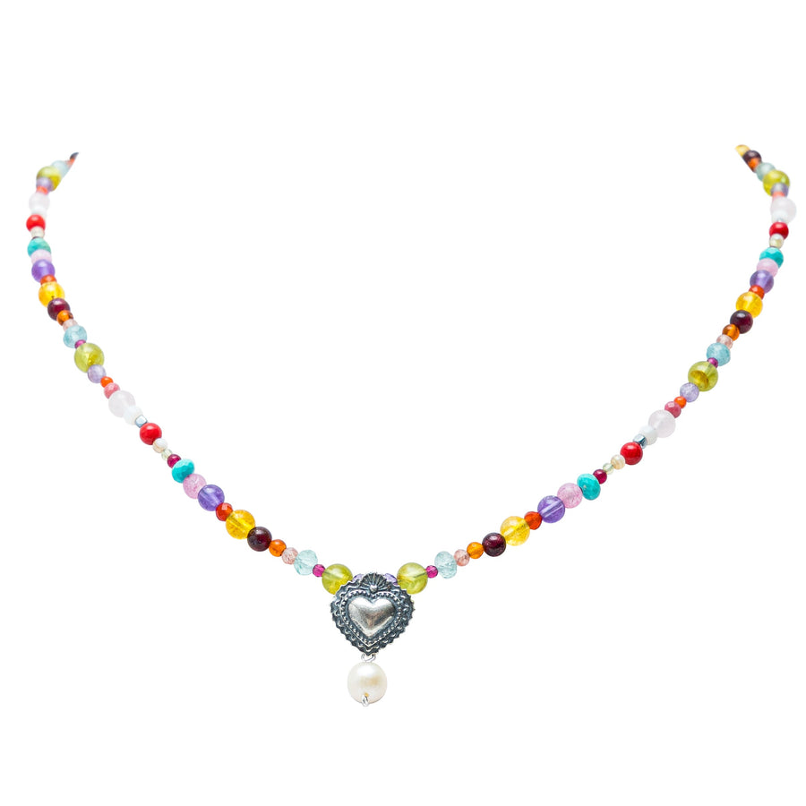 Collar Bordado en Colores