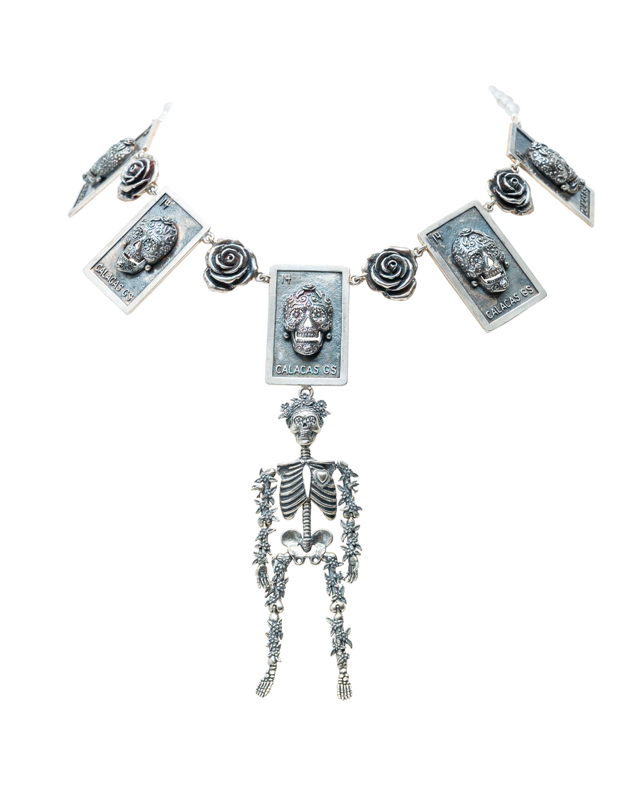 Collar Lotería Baila Catrina