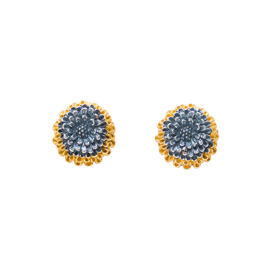 Aretes Cempasúchil Dorado
